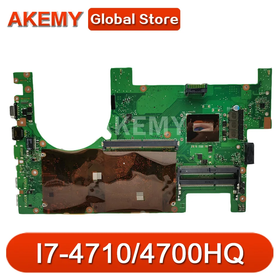 Akemy 90NB04K1 R0003 материнская плата для ASUS ROG G750JZA G750JZ Материнская ноутбука с I7 4710HQ