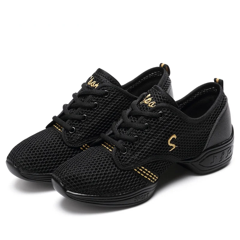 

Новинка 2021, спортивная обувь, женские кроссовки на платформе, Модная Современная обувь для джазовых танцев, Женская дышащая обувь с мягкой п...