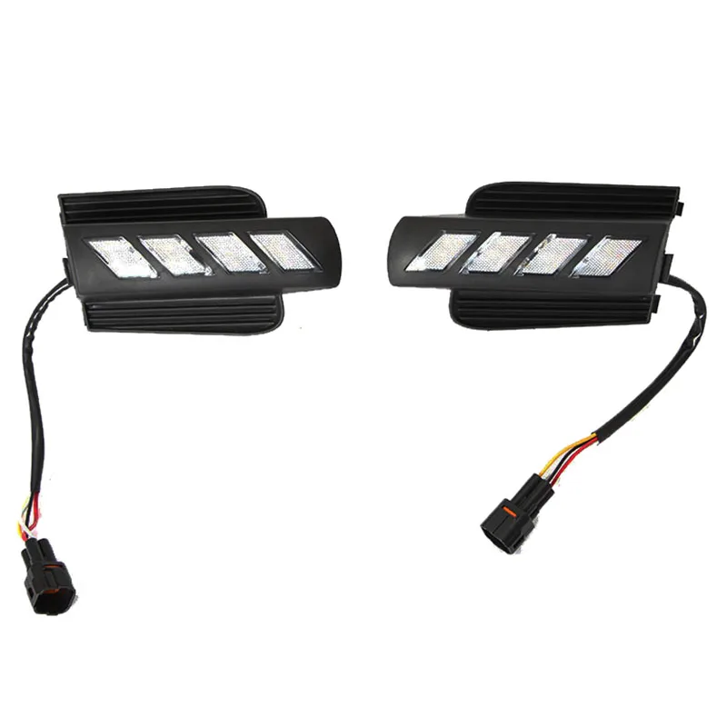 Светодиодный дневной светильник для Toyota Land cruiser Prado 120 LC120 2003 2004 2005 2006 2007 2008 2009