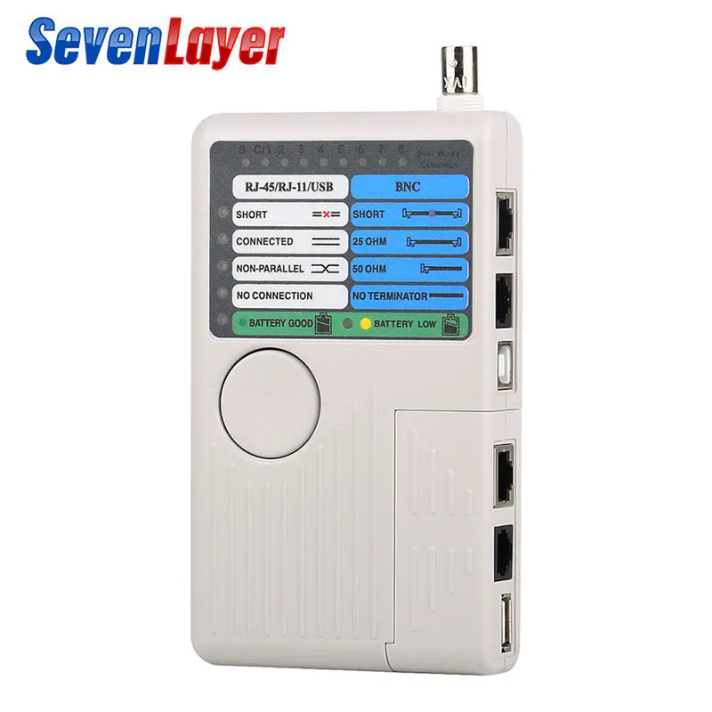 RJ11 RJ45 USB BNC LAN Сетевой кабель тестер для UTP STP LAN кабели трекер детектор высокое качество инструмент