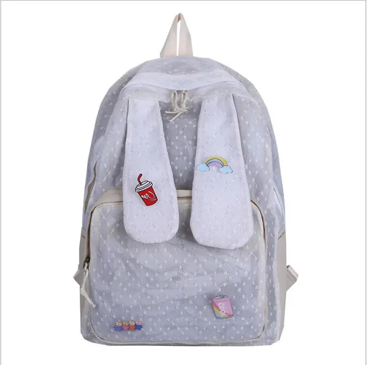 

Schoolbag female high school students junior high school students 2021 new ins wind printing backpack girl Japanese backpack