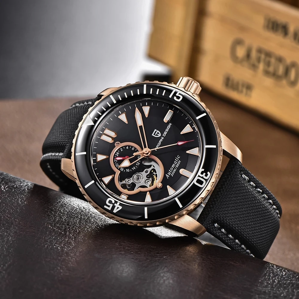 

PAGANI DESIGN Men's Mechanical Wristwatch Stainless Steel Automatic Watch Top Brand Sapphire Glass 200M Waterproof Men's Watch