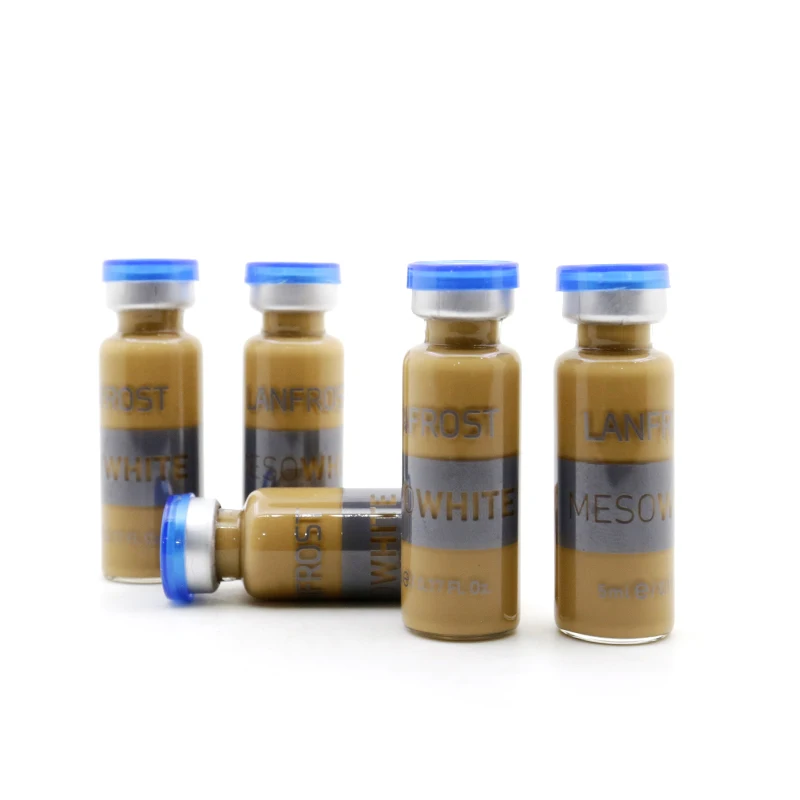 

5ml 10 vials Dark Skin BB Cream Glow MesoWhite CC Cream Serum For Brightening Acne Anti-Aging MTS Nano Microneedle Treatment