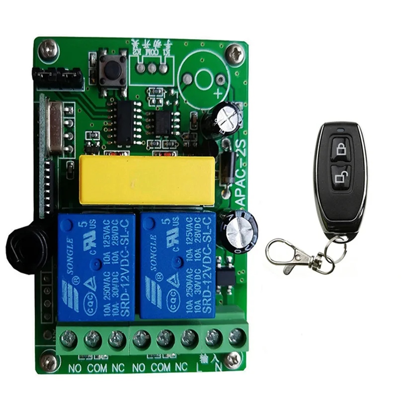 Беспроводной пульт дистанционного управления Xuanlongyuan 2 канала 315/433 МГц