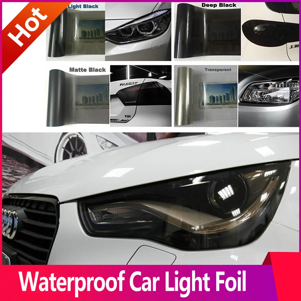 200 см Тонировочная виниловая пленка для передних фар автомобисветильник листы