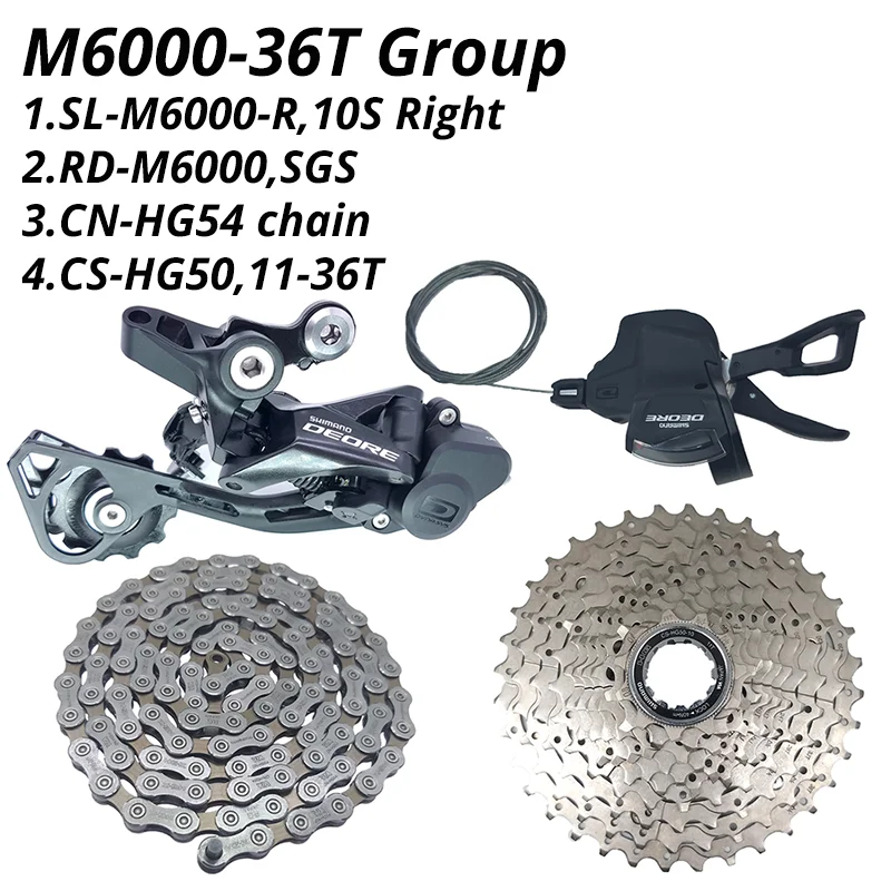 Переключатели Shimano Deore m4100 m6000 1X10S 10 скоростей рычаг переключения передач HG500 HG50