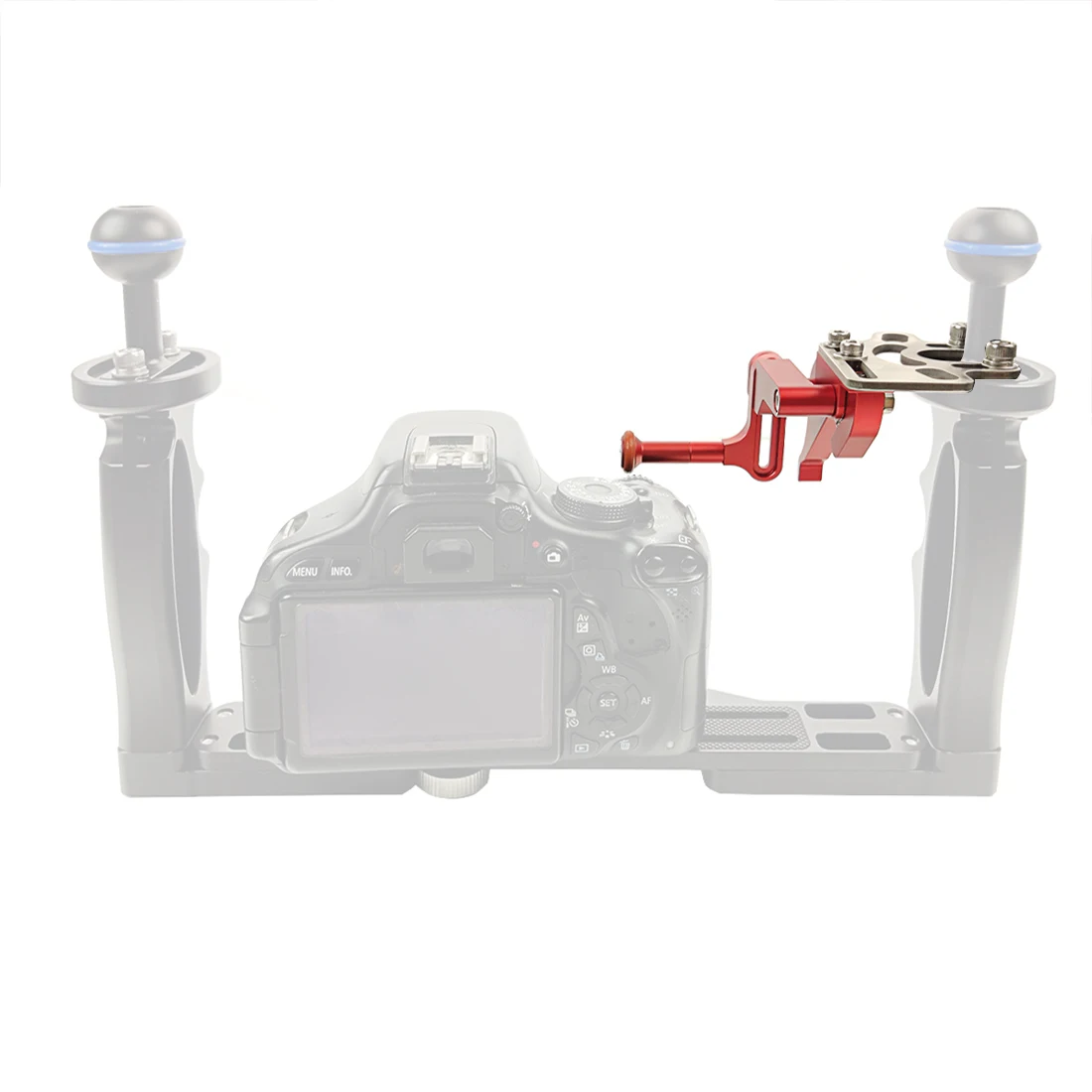 РЕГУЛИРУЕМЫЙ УДЛИНИТЕЛЬ затвора для камеры дайвинга с креплением на подставке