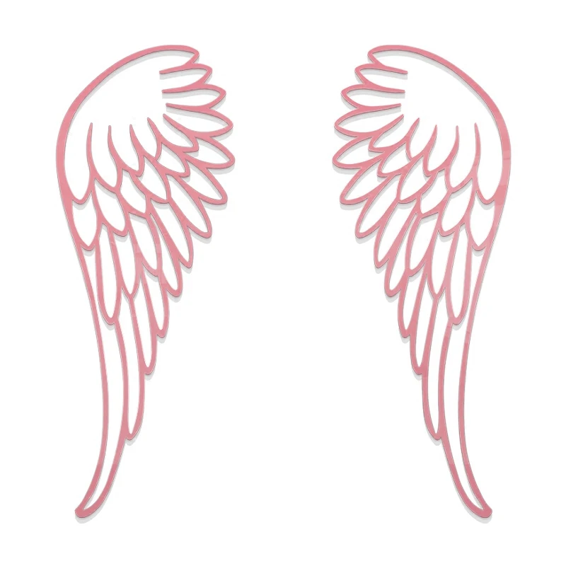 WS91 перьями для девочек 3D акриловые наклейки на стену простой перо забавные | Дом и