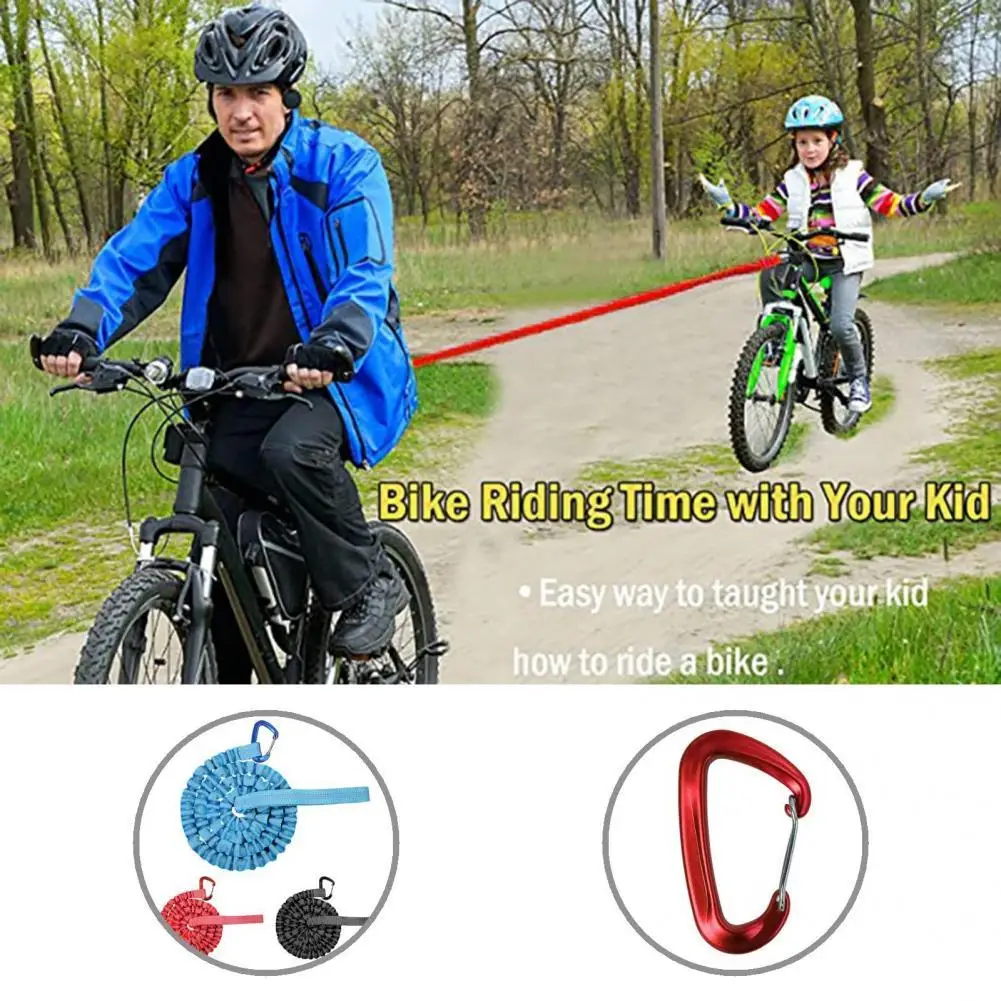 

1 Set Bicycle Tow Rope Flexible Nylon Convenient Nylon Stretchable Bicycle Towing Rope Cycling Pull Strap for Bike