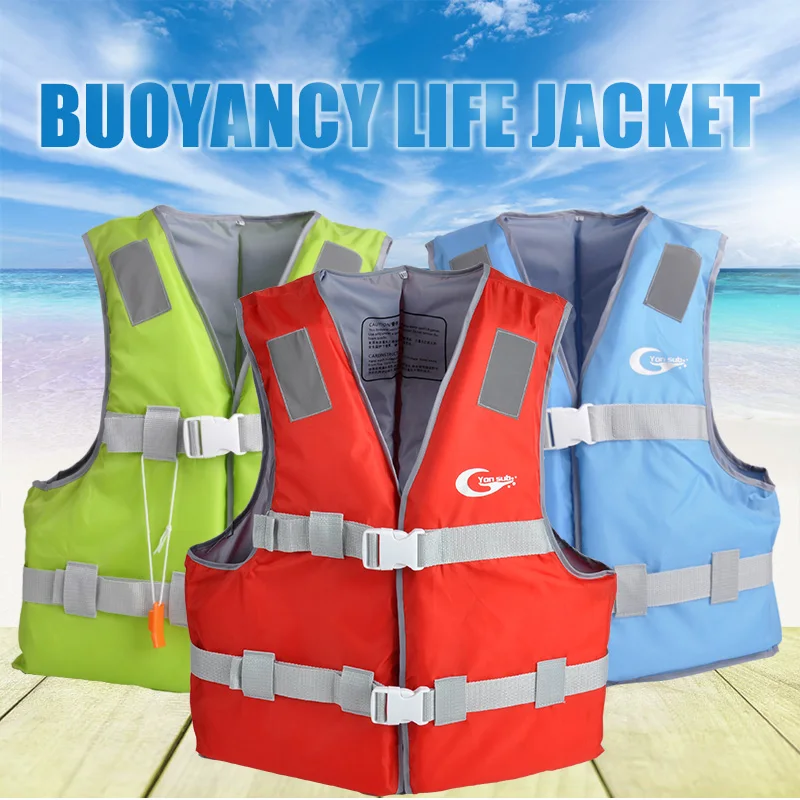 

Outdoor rafting Adult Kids Life Vest Life Jacket Buoyancy Lifejacket Fishing Surfing Life Vest Swimming Floating Cloth