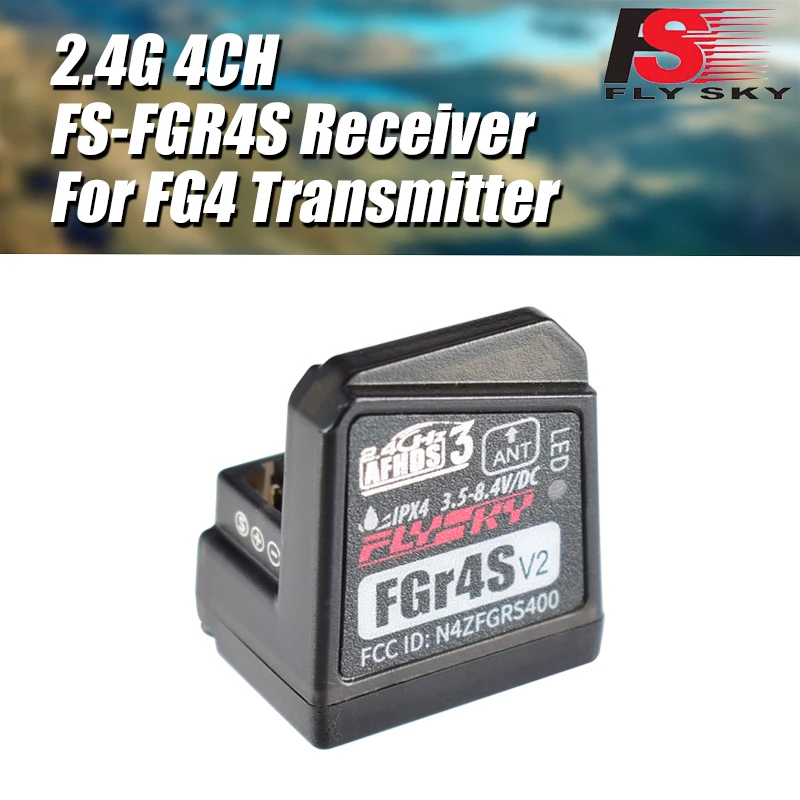 Приемник Flysky FGR4S Φ 4CH 2 4G приемник может быть PPM/IBUS выход для FS передатчика|Детали и