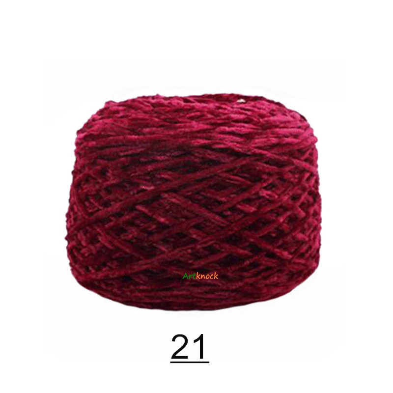 21 1pc 1 шт = 250 грамм большой wol пряжа для вязания lana tricot Глянцевая линия мода шоу вязание крючком Пряжа вискоза окрашенная - Цвет: 21 1pc