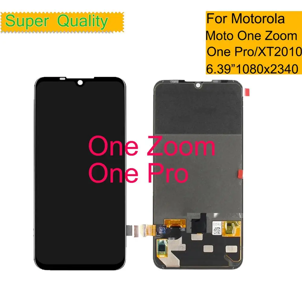 Оригинальный 6 39 &quotдля Motorola Moto One Zoom XT2010 ЖК дисплей сенсорный экран дигитайзер