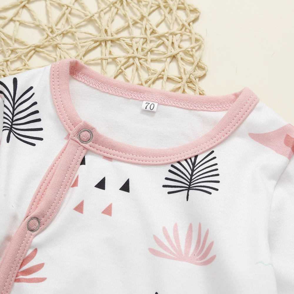 New Kids Clothes 2019 Sleep Girls Autumn USToddler Infant Unisex 0-3T Baby Kid Cotton Flamingo Pajamas Sleepwear Night |