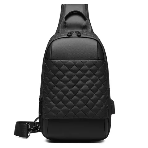 Водонепроницаемая Мужская нагрудная сумка inrnn с USB-зарядкой, сумка через плечо для коротких поездок, Качественная мужская сумка на плечо, сумка-слинг через плечо для iPad 9,7 дюйма
