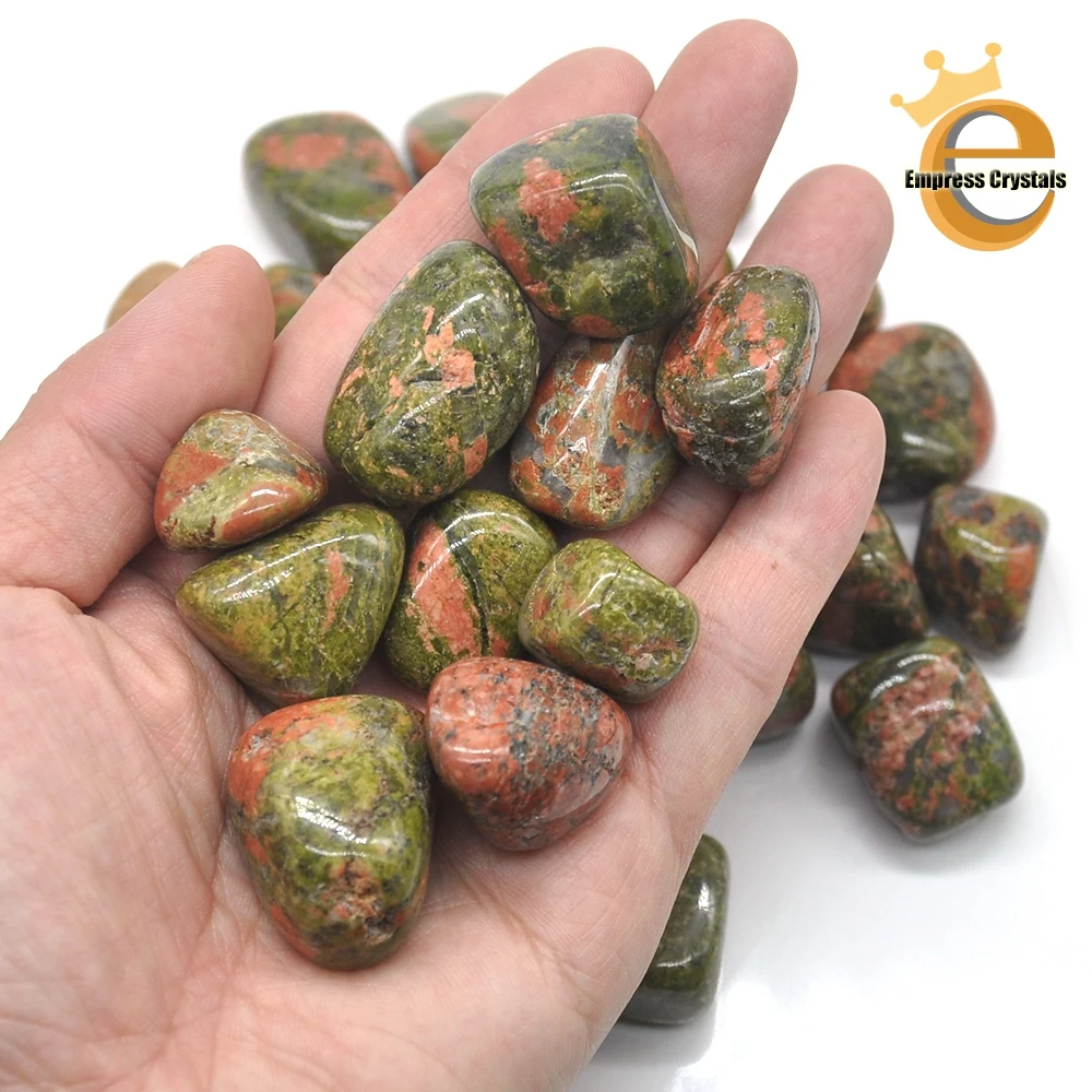 

Natural Unakite Crystal Tumbled Bulk Healing Mineral Specime Gemstones Gem Raw Aquarium Decoration Gift