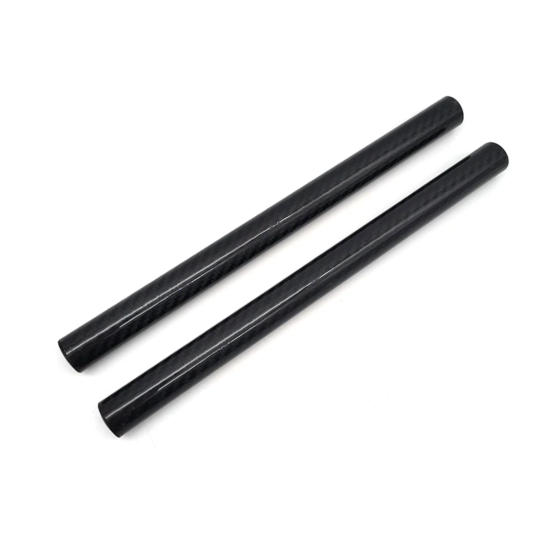 

2pcs Motorcycle 7/8" Clip On Handlebars Replacement Grips Tube Glossy Carbon Fiber