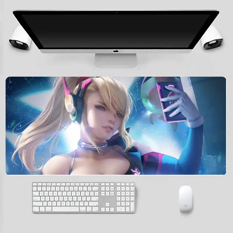 

Metroid gaming Keyboards Mat Gaming mousepad Desk Table Protect Game Office Work Mouse Mat pad X XL Non-slip Laptop Cushion