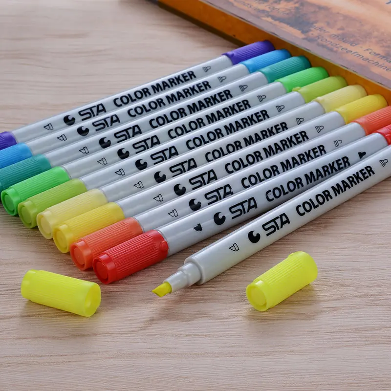 Набор двусторонних фломастеров ручек 80 цветов|marker pen set|sta markerspen drawing |