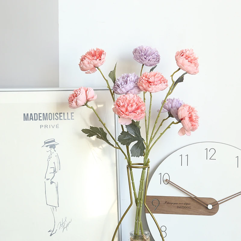 

3 головки свадебный ручной Холдинг Flore Свадебная вечеринка поддельные цветы праздничные поставки Искусственные цветы домашний декоративны...