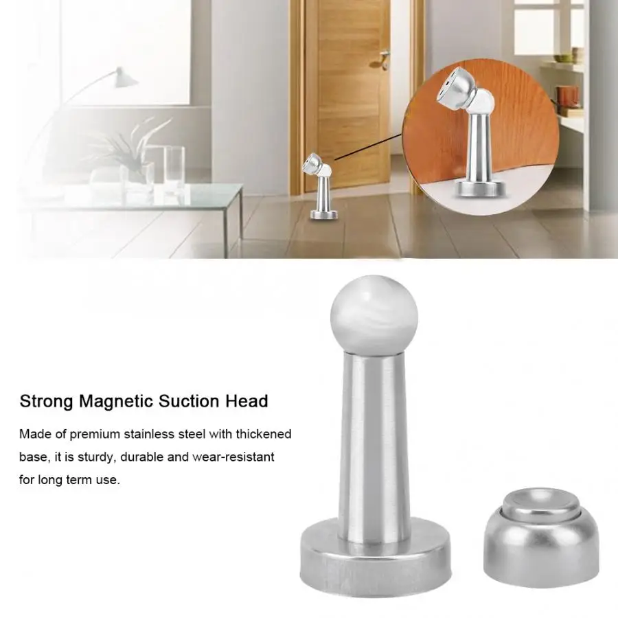 Магнитный держатель для двери из нержавеющей стали прочный магнитный стопор