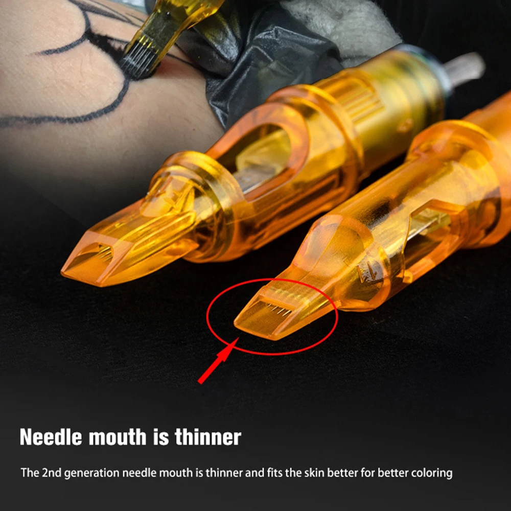 Картридж для татуировок 20 шт. иглы перманентного макияжа тату-ручки бровей тату