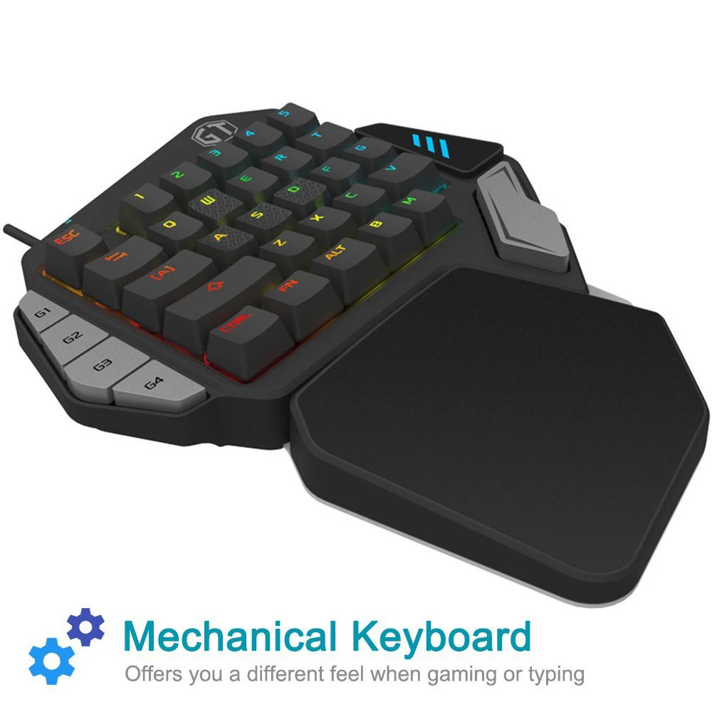 Delux Gamer Gaming T9X механическая клавиатура мышь комбинированная профессиональная Одноручная проводная клавиатура с M618 Plus RGB вертикальная мышь