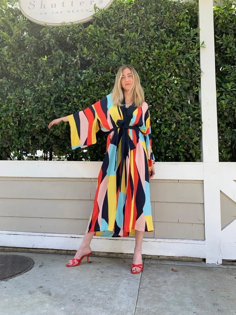 Кимоно японское Стильное женское платье длинное мягкое элегантное день и ночь