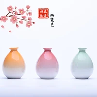 classic home retro hip flask ceramics handmade japanese style sake hip flask drinkware botellas de licortable supplies bk50jh