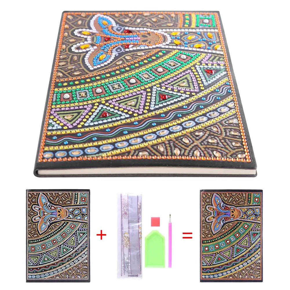 50 страниц алмазов картина Тетрадь DIY Мандала особой формы Алмазная вышивка