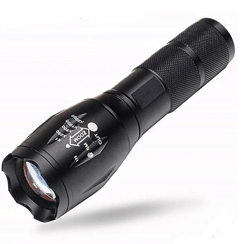 

Five-speed Glare T6 Glare Led Telescopic Zoom L2 Flashlight Camping Outside Multiple Gears