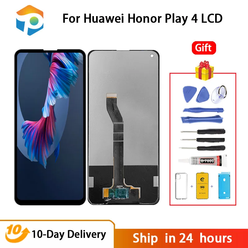 

100% Tested 6.81'' Display Replacement For Huawei Honor Play 4 LCD Touch Screen Digitizer Assembly For Honor Play 4 Display