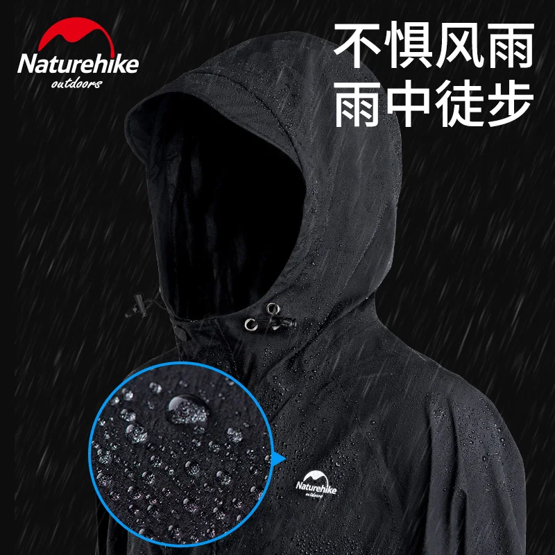 Naturehike 2020 Новое наружное пончо дождевик водонепроницаемый дышащий Кемпинг