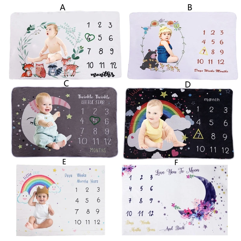 Мягкая фланелевая накидка для новорожденных детские одеяла фотосъемки реквизит