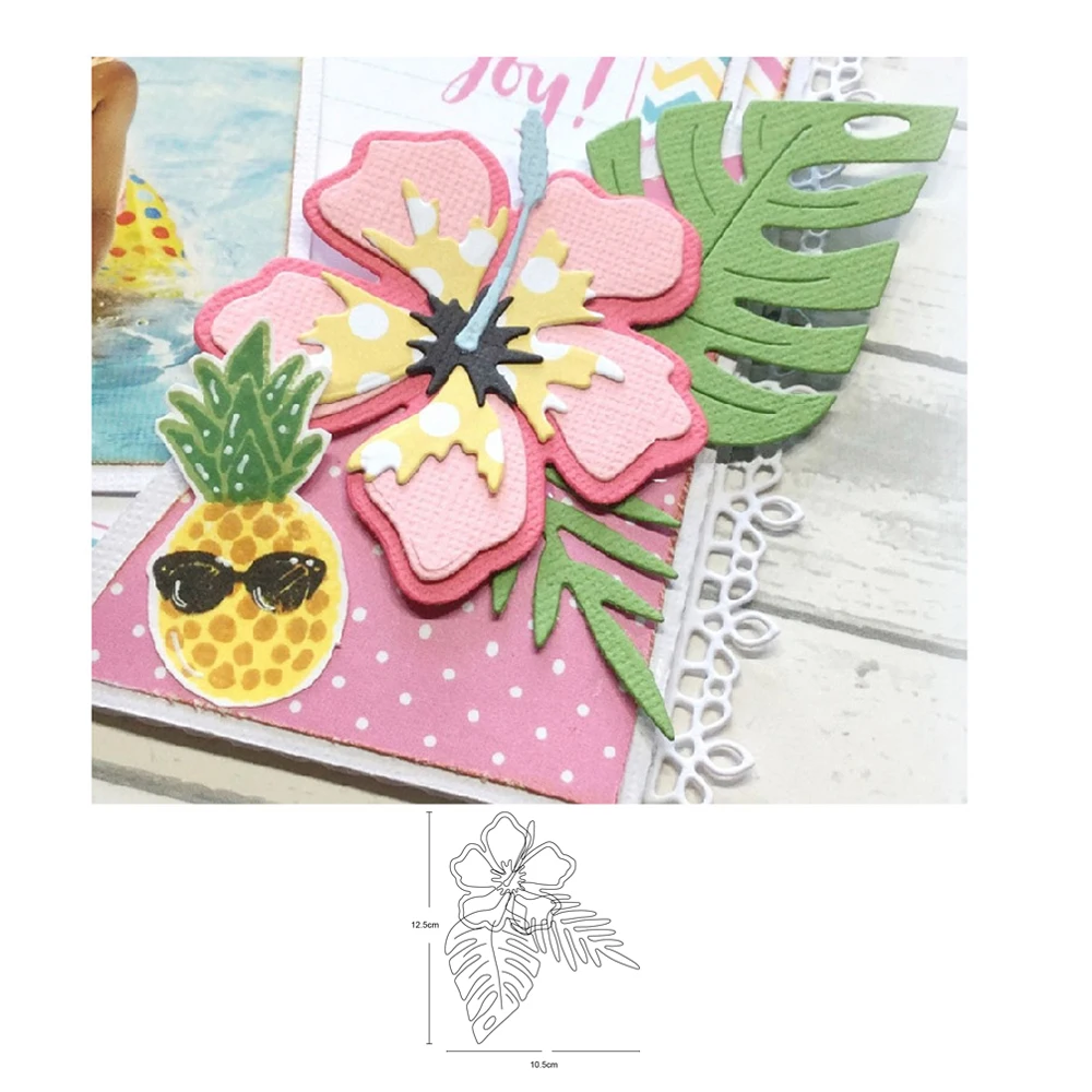 

big flower leaves Metal Cutting Dies Decorative Scrapbooking 2020 new Craft Die Cut Embossing Paper Cards cutter Stencils