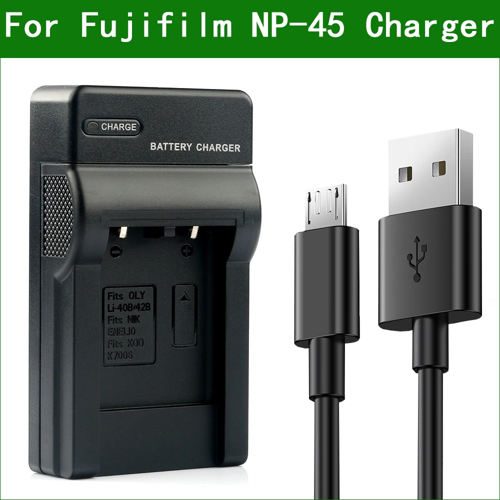 NP-45 NP-45A NP-45B NP-45S Digital Camera Battery Charger for Fujifilm instax SHARE SP-2 mini 90 FinePix Z35 Z70 Z700EXR L50