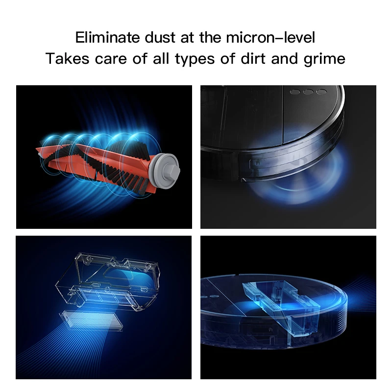 Dreame F9 Robot Vacuum Cleaner 2500Pa strong suction Planned Cleaning Automatically Charge Mop Dust Collector Aspirator for Home | Бытовая