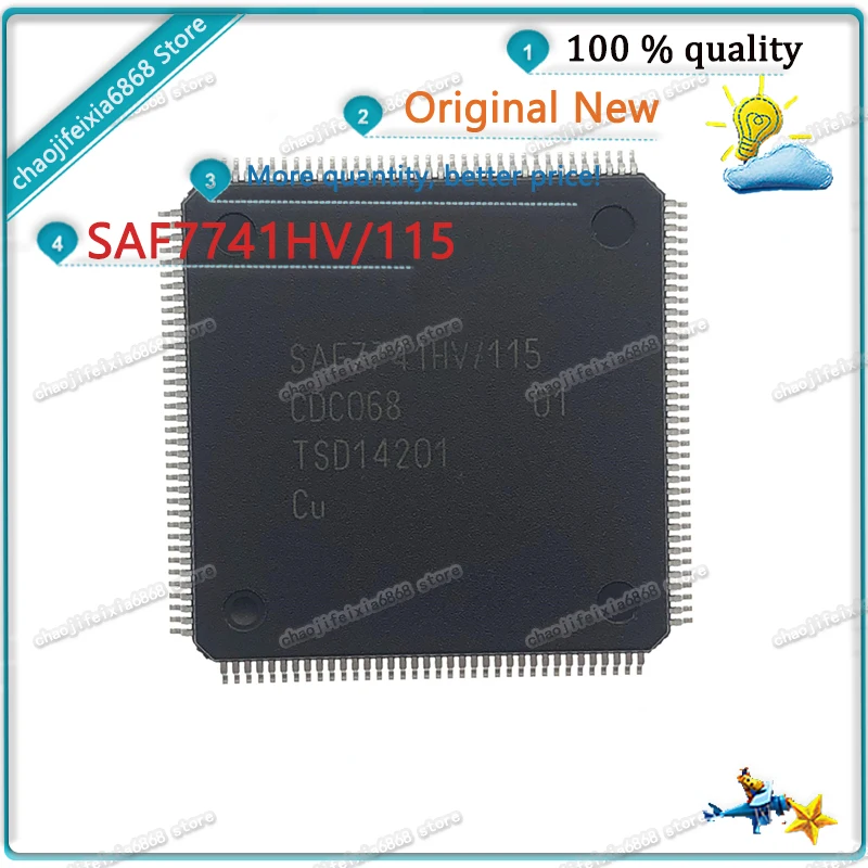 1 шт./лот! SAF7741HV/115 QFP-144 SAF7741HV115 SAF7741HV звуковая обработка автомобильных компьютерных
