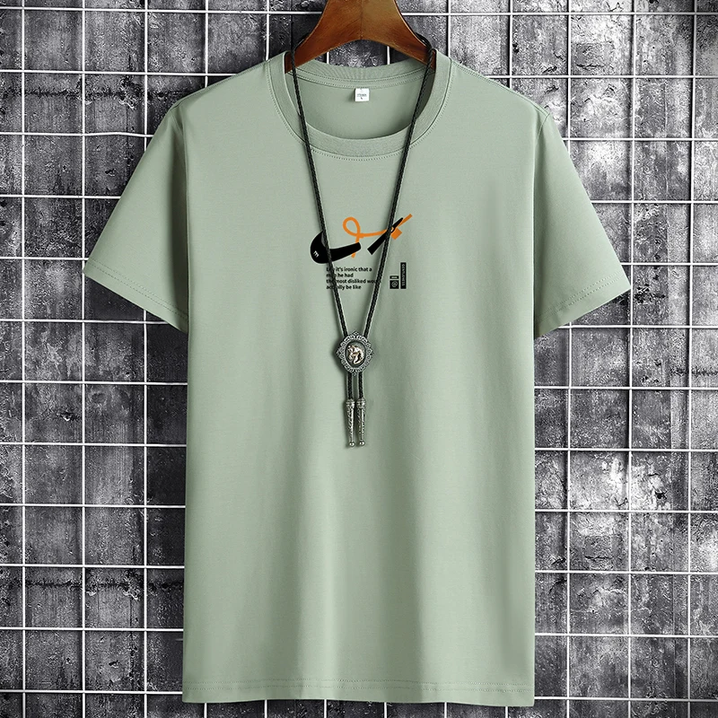 

2021 Newest T Shirt for Men Clothing Fitnes Animes White O Neck Man T-shirt For Male Oversized S-6XL New Men T-shirts Goth Punk