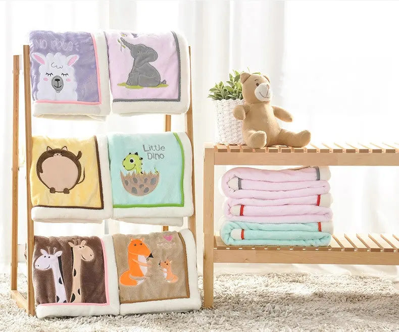 

NEW Genuine Baby Blanket Baby Swaddle 100*75CM Wrap Newborn Super Soft Kids Bedding Diaper AKX11