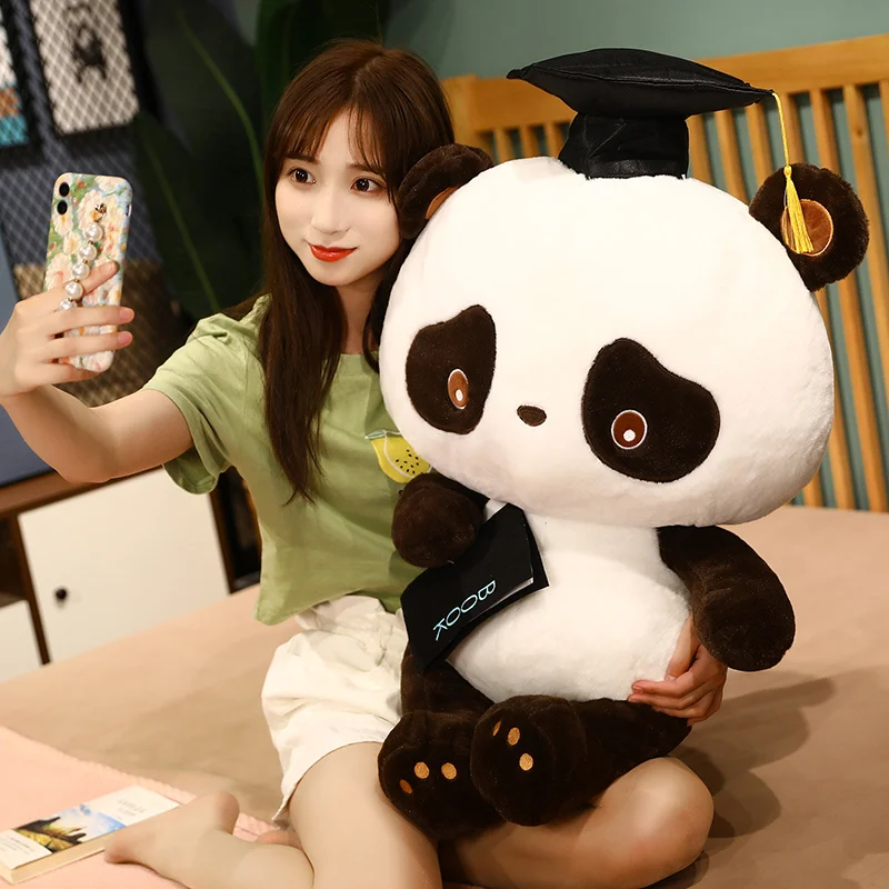 

25-75cm cute panda family plush doll simulation plush stuffed animal baby soothing accompany sleeping creative gift for boyfrien