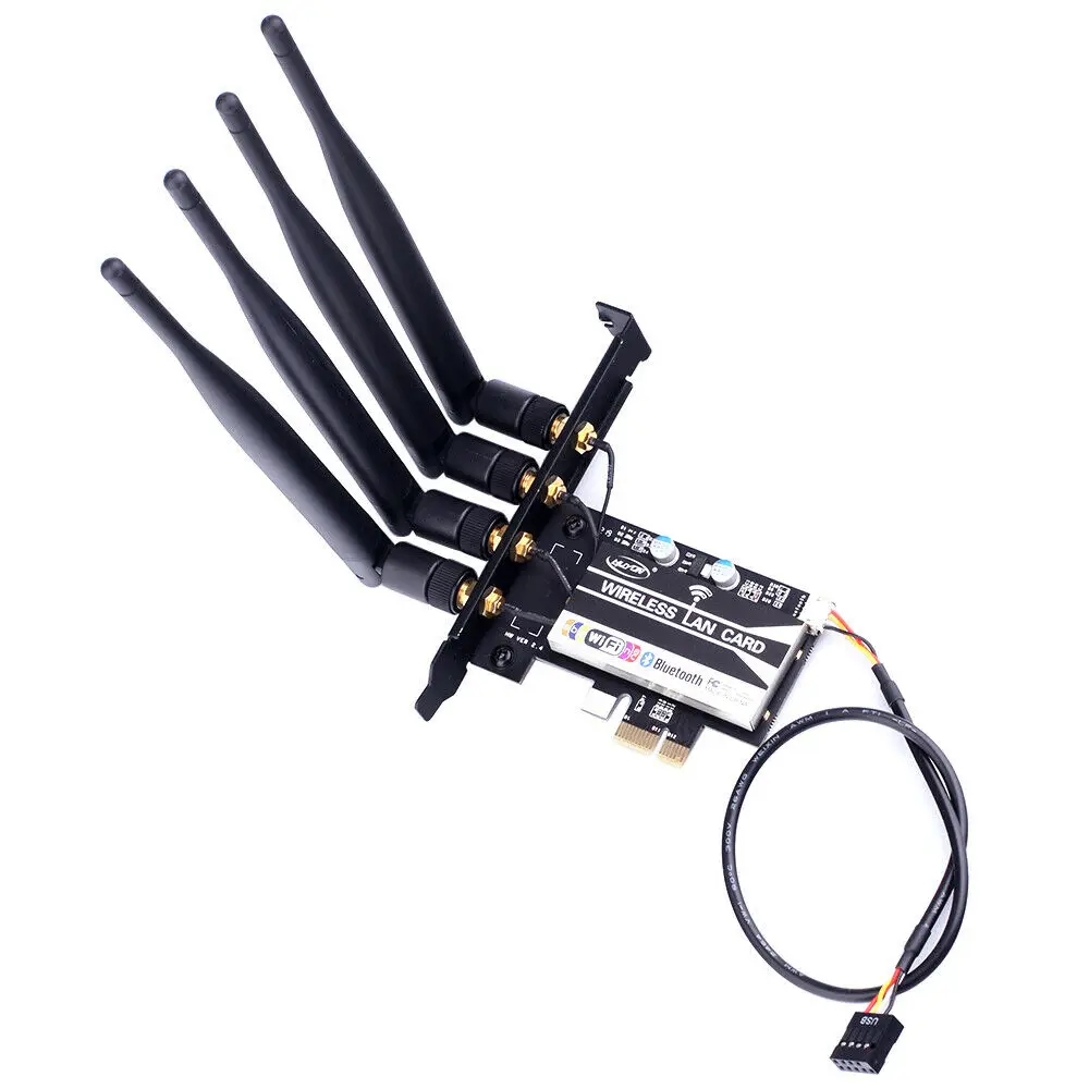 Настольный адаптер BCM94360 802.11AC WiFi и Bluetooth 4 0 PCI E 1X Hackintosh Mac OS | Компьютеры офис