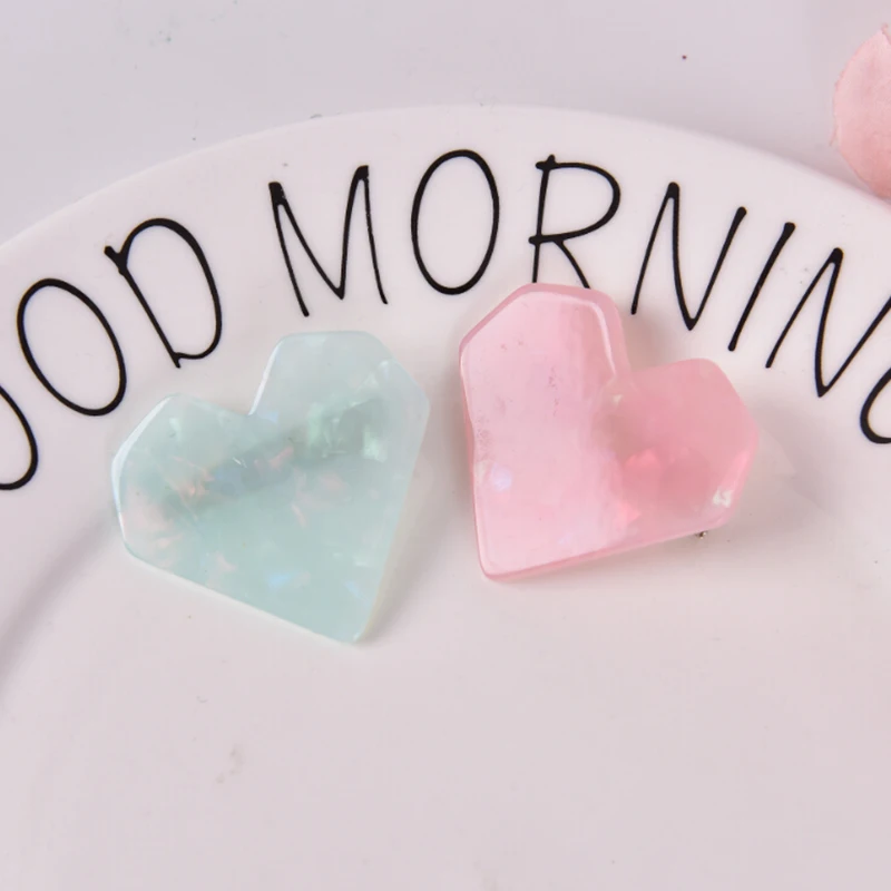 Горячий зажим для волос сердце заколка шпильки коготь укладки инструмент сплав