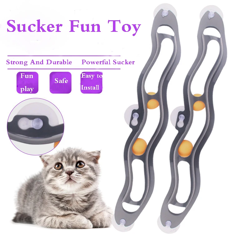 Игрушки для кошек интерактивные скребок на присоске настольного тенниса товары