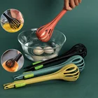 Многофункциональные ручные кухонные щипцы для взбивания яиц, инструменты для выпечки, пищевой венчик Egge, палочка для взбивания салата, ложка для спагетти, кухонное приспособление