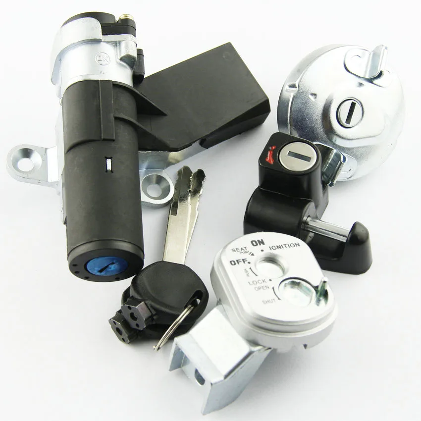 Переключатель ключа зажигания мотоцикла топливная газовая крышка Комплект