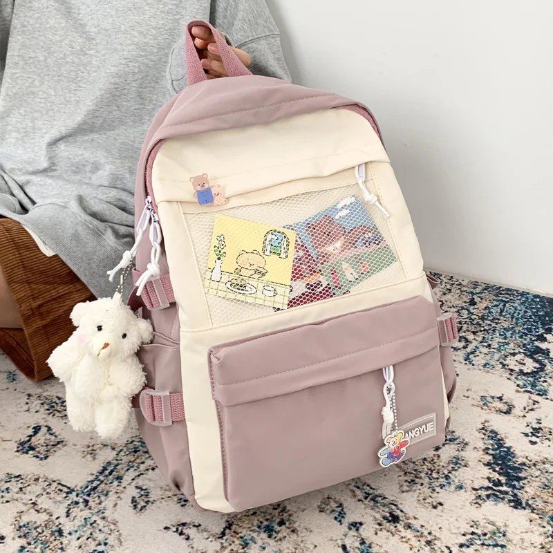 

Fashion Women Backpack Harajuku Travel Shoulder Bags College School Bagpack Cute Female Backpack For Teenage Girls