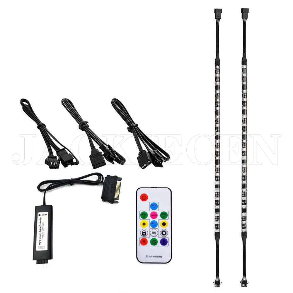 Светодиодная лента RGB для ПК комплект светодиодных лент с магнитной адресацией