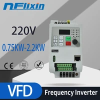 cnc spindle motor speed control 220v 1 5kw vfd variable frequency drive inverter 1hp input 3hp output for cnc driverl