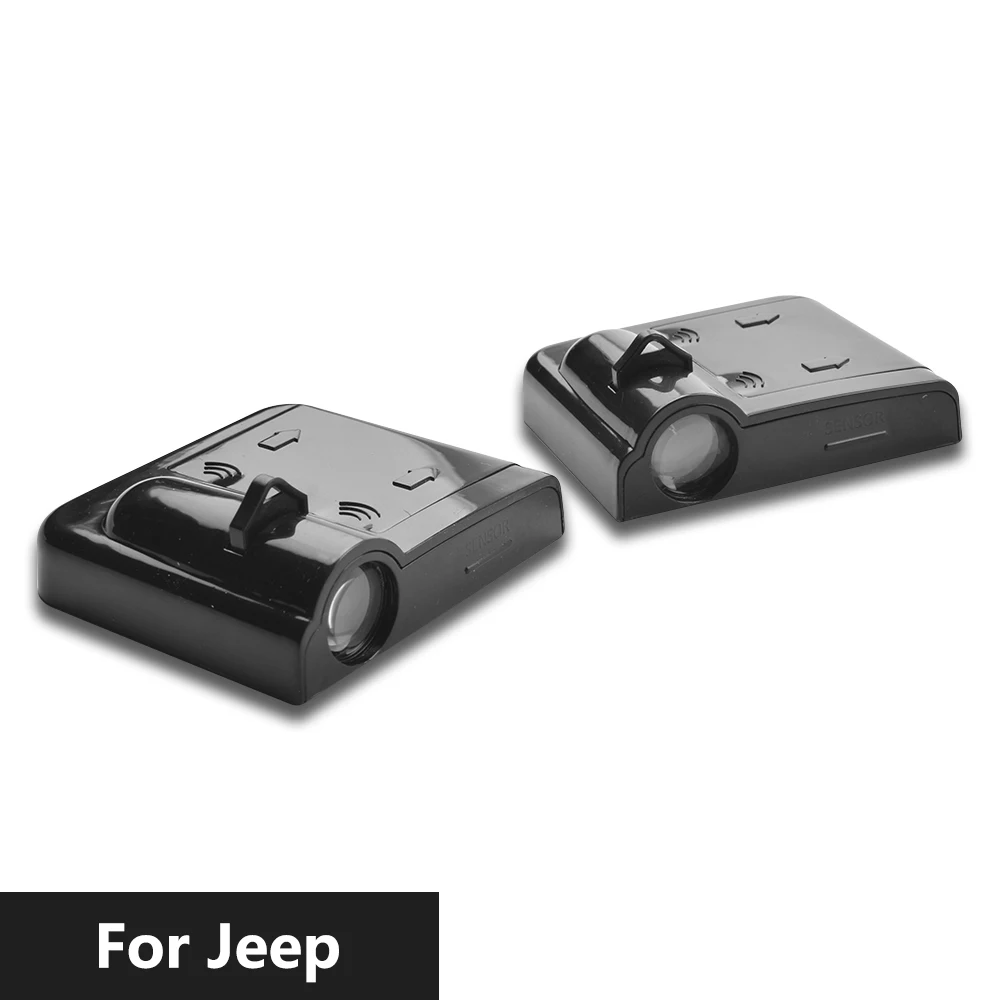 Для Jeep Liberty кДж KK Wrangler JL Grand Cherokee Компас MK 2 шт. светодиодный Двери Автомобиля